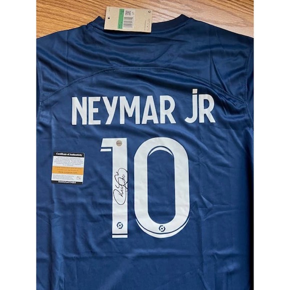 Neymar Signed Paris St Germain Adidas Jersey COA - Picture 1 of 5